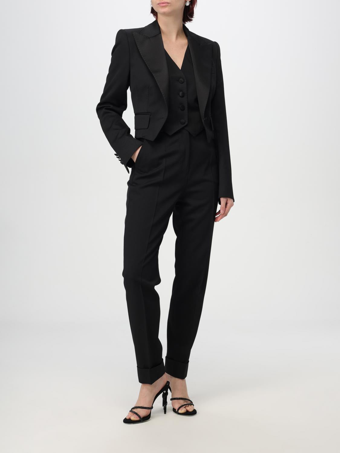 Giglio Pantalone Dolce & Gabbana In Lana Vergine