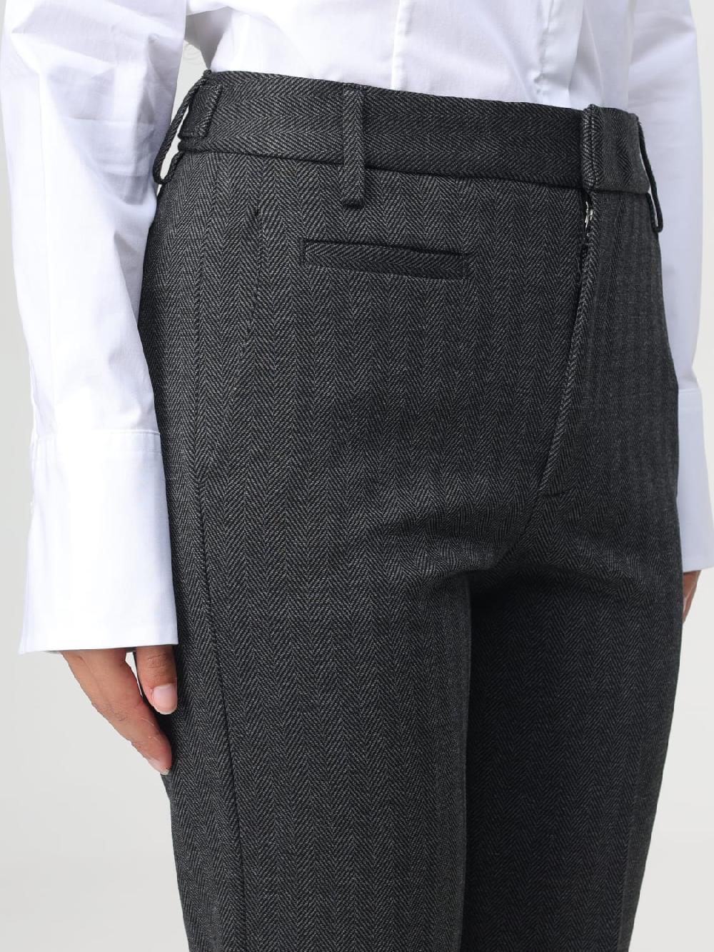 Giglio Pantalone Dondup In Misto Viscosa