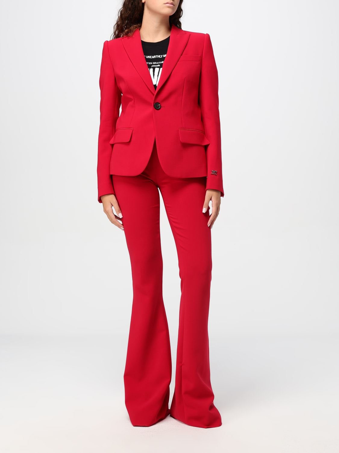 Giglio Pantalone Dsquared2 In Viscosa