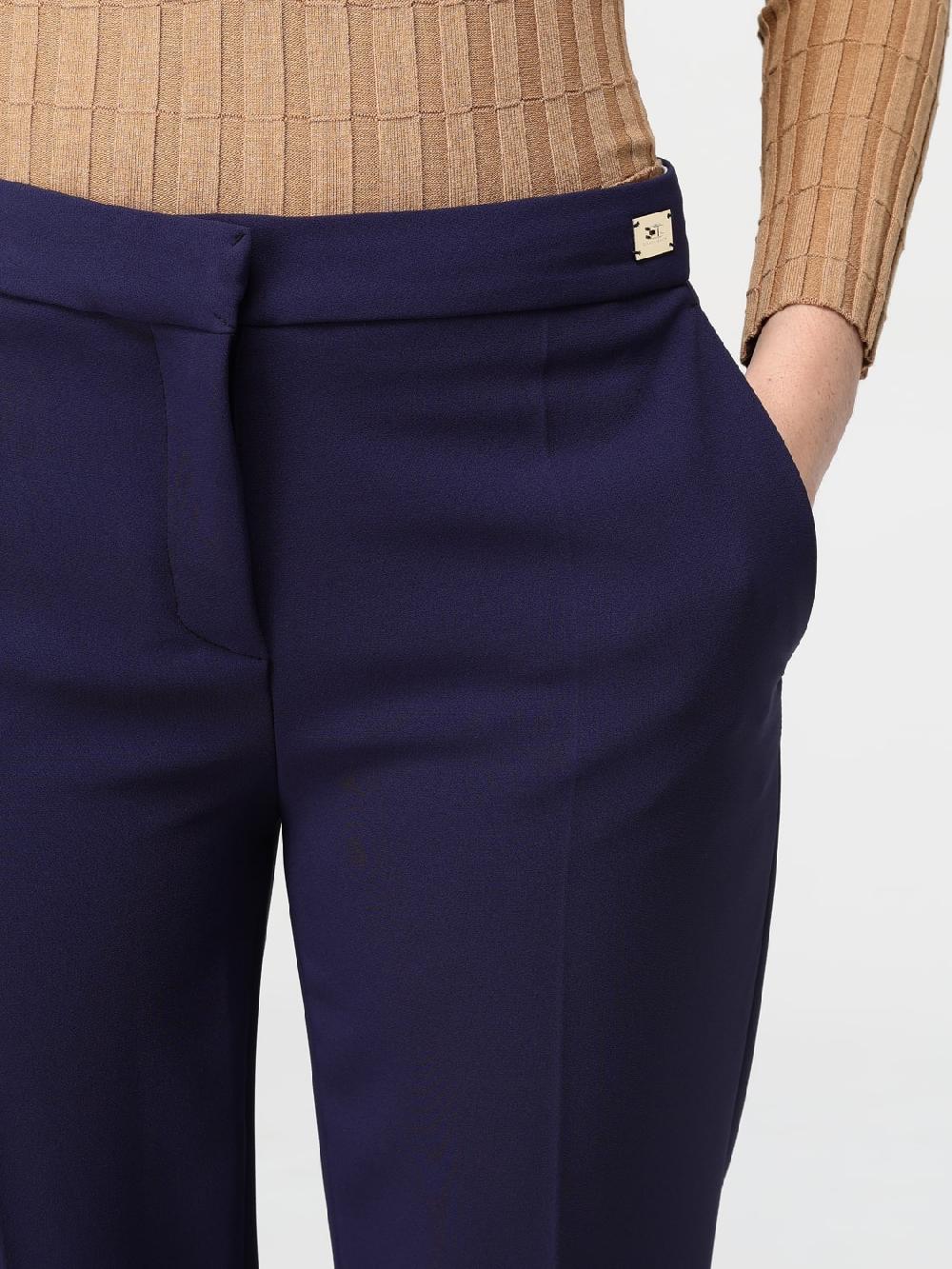 Giglio Pantalone Elisabetta Franchi In Crêpe