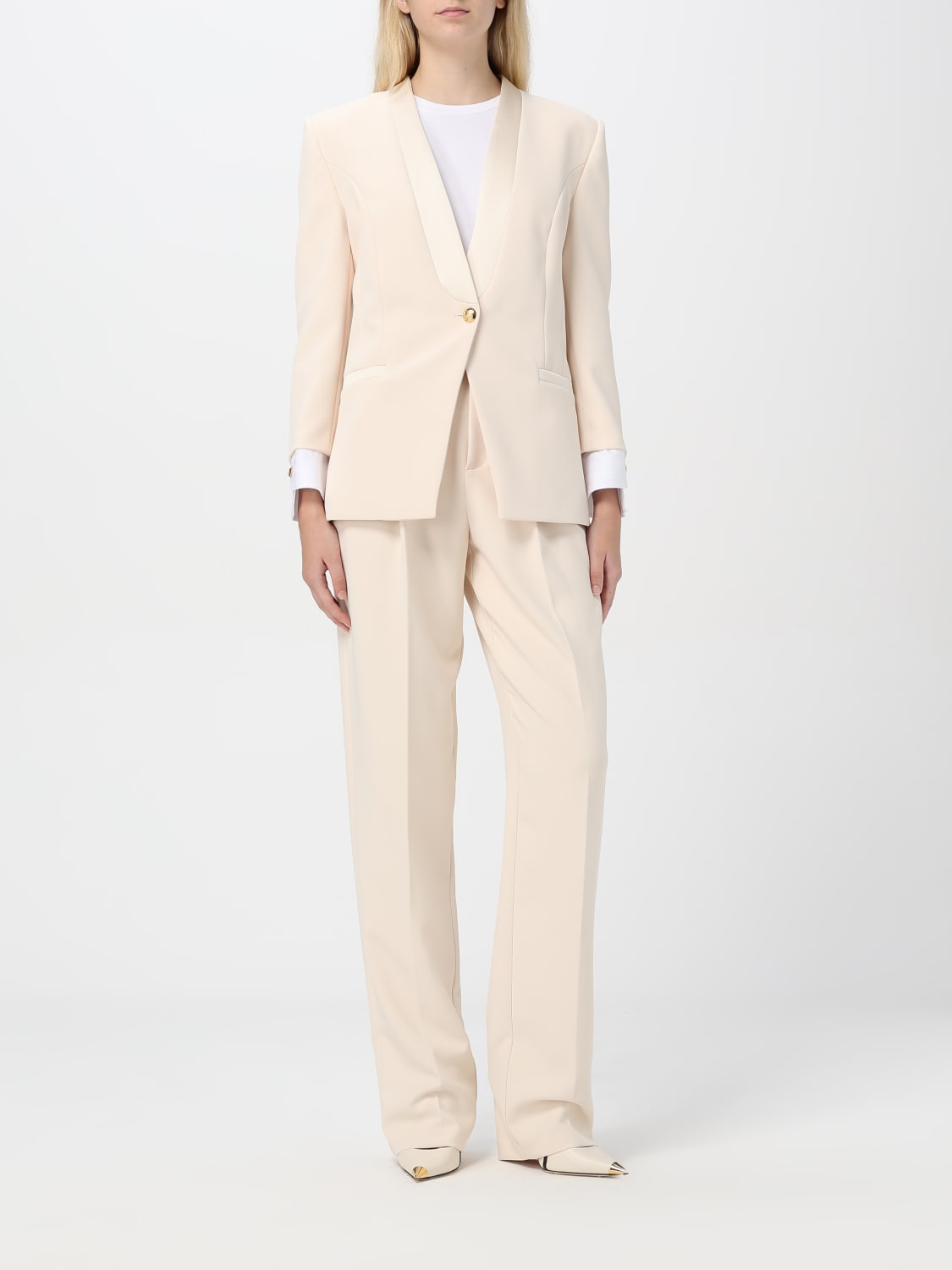 Giglio Pantalone Elisabetta Franchi In Crêpe
