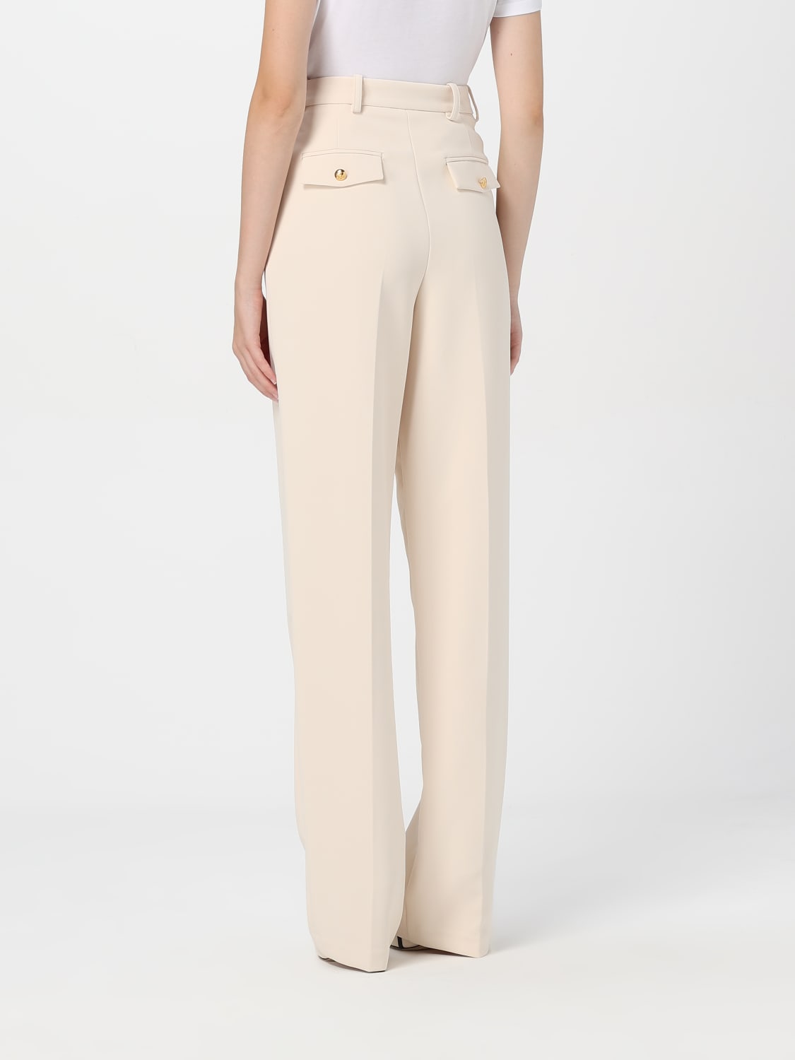 Giglio Pantalone Elisabetta Franchi In Crêpe
