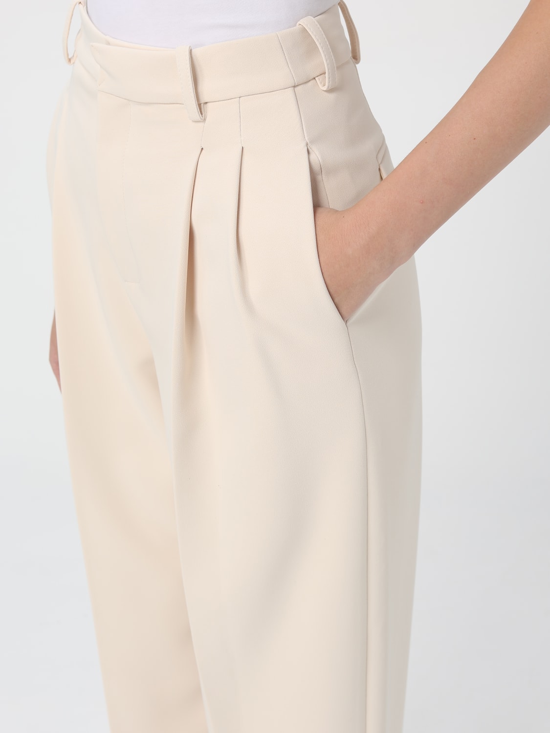Giglio Pantalone Elisabetta Franchi In Crêpe