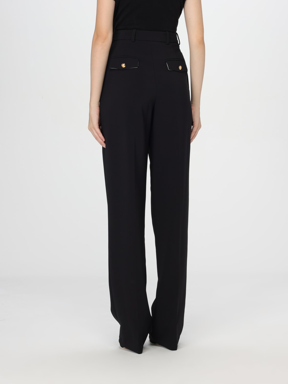 Giglio Pantalone Elisabetta Franchi In Crêpe