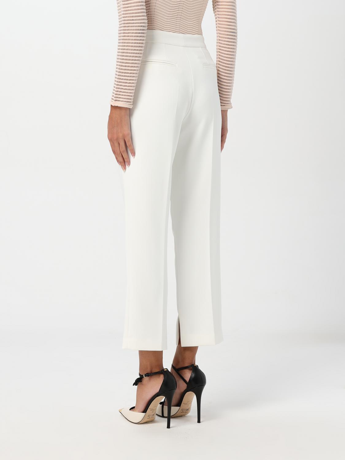 Giglio Pantalone Elisabetta Franchi In Crêpe