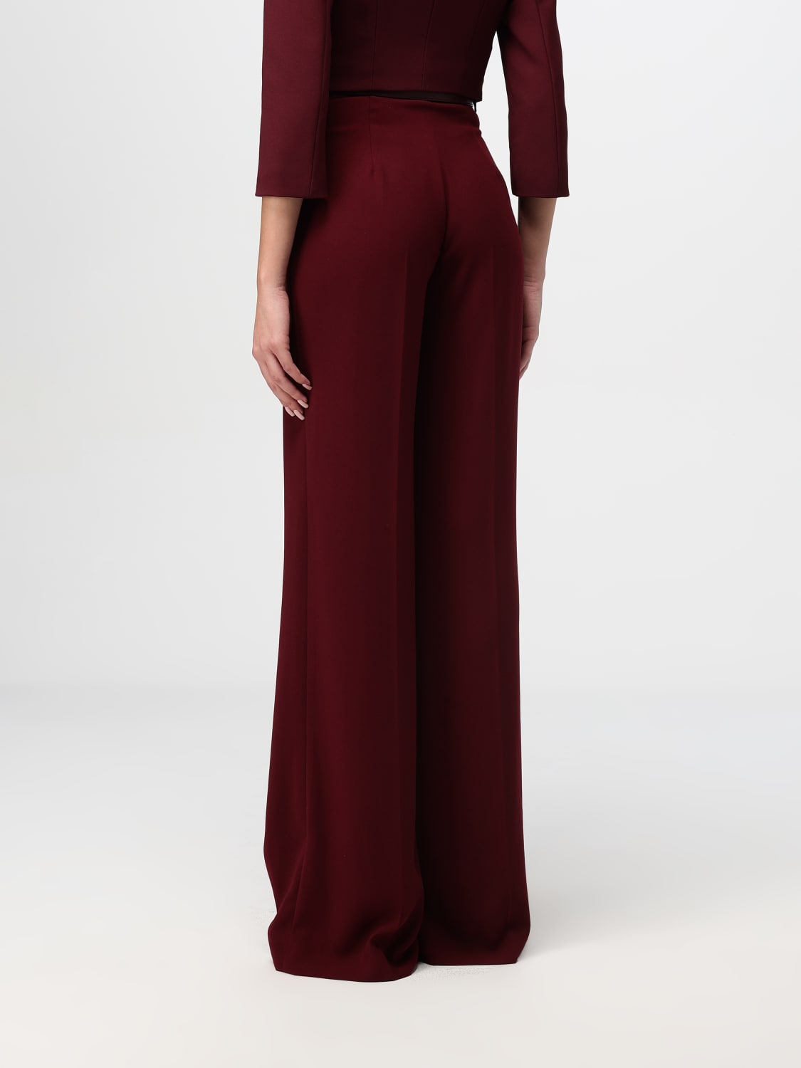 Giglio Pantalone Elisabetta Franchi In Viscosa