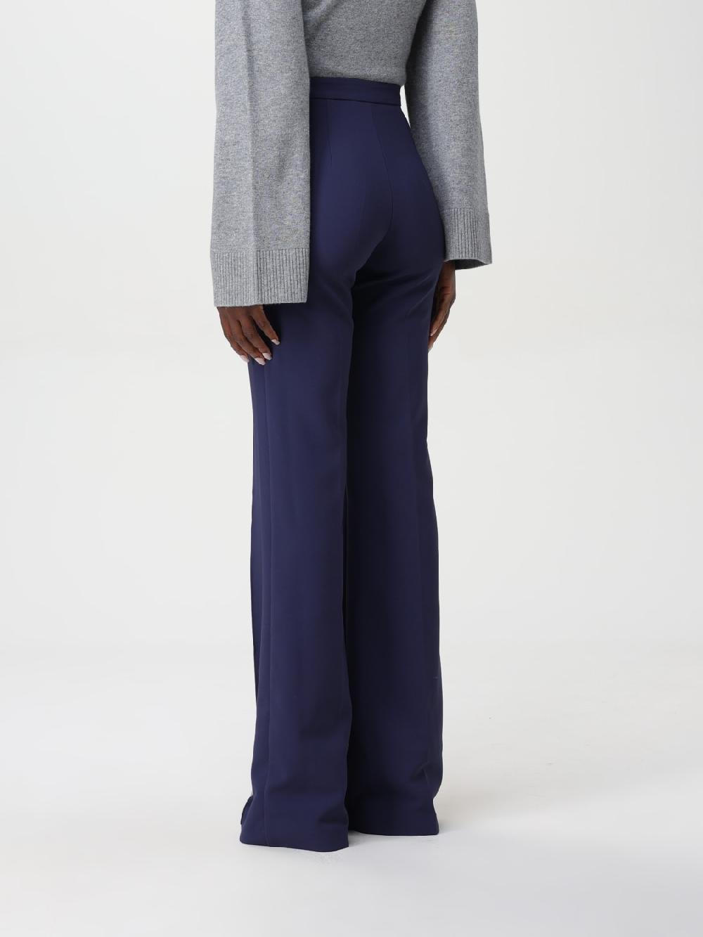 Giglio Pantalone Elisabetta Franchi In Viscosa