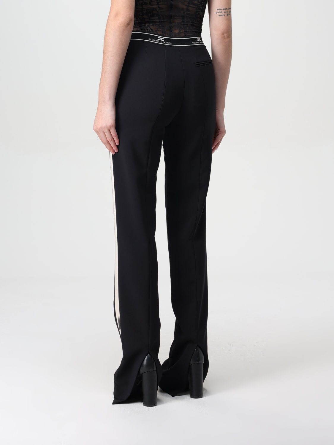 Giglio Pantalone Elisabetta Franchi In Viscosa