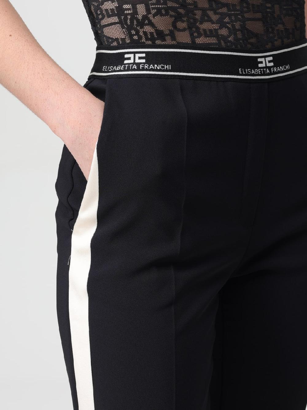 Giglio Pantalone Elisabetta Franchi In Viscosa
