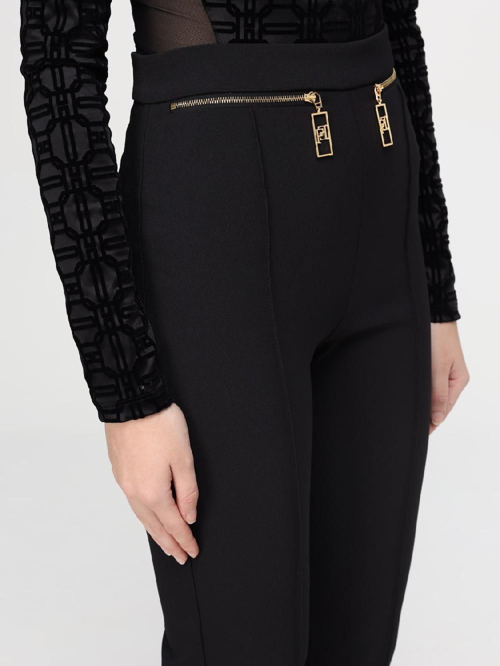 Giglio Pantalone Elisabetta Franchi In Viscosa