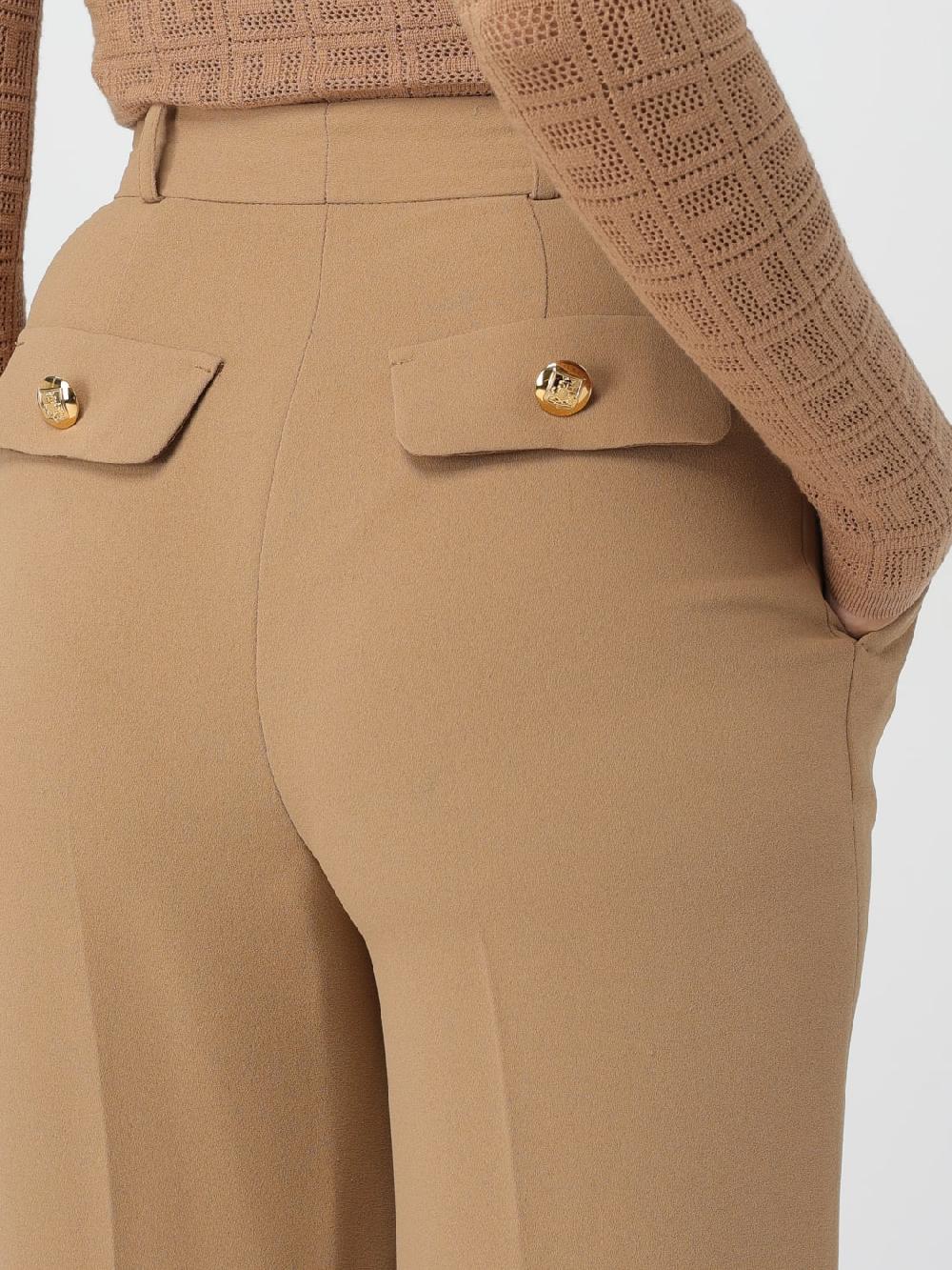 Giglio Pantalone Elisabetta Franchi In Viscosa
