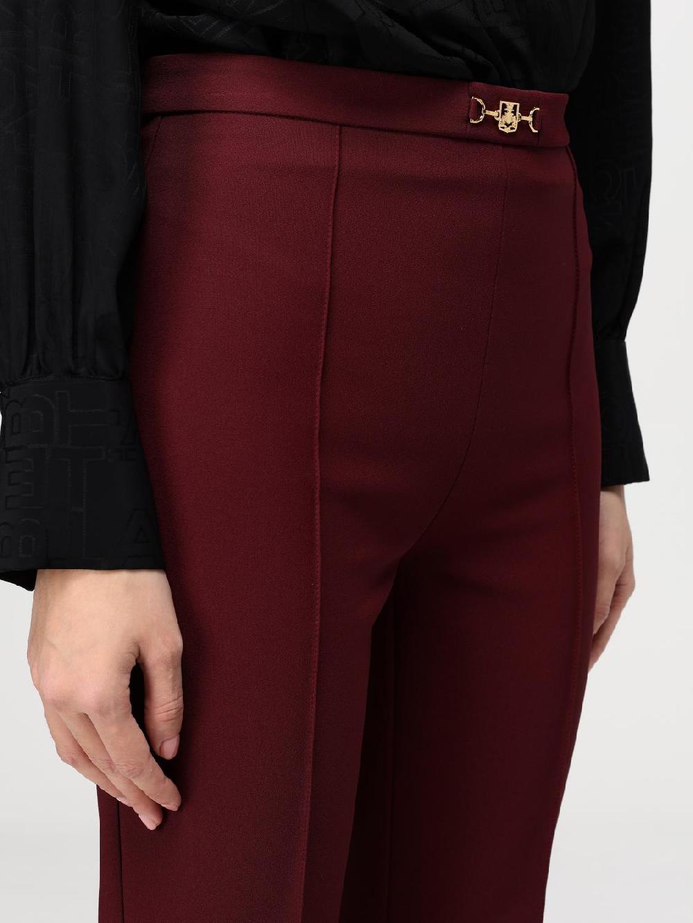 Giglio Pantalone Elisabetta Franchi In Viscosa