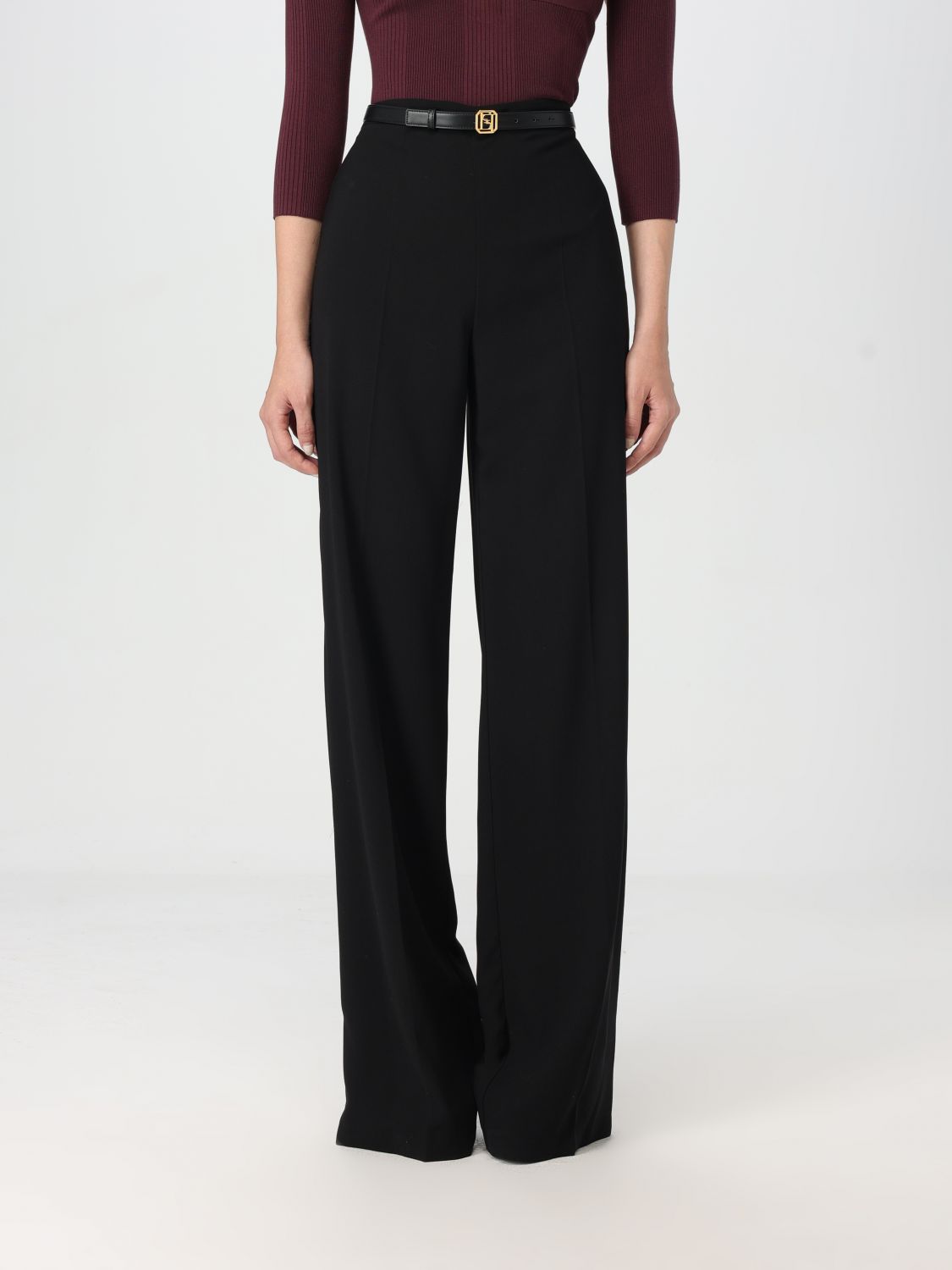 Giglio Pantalone Elisabetta Franchi in viscosa