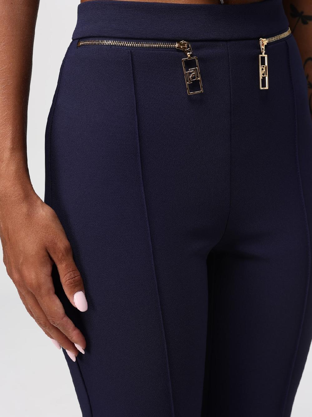 Giglio Pantalone Elisabetta Franchi In Viscosa
