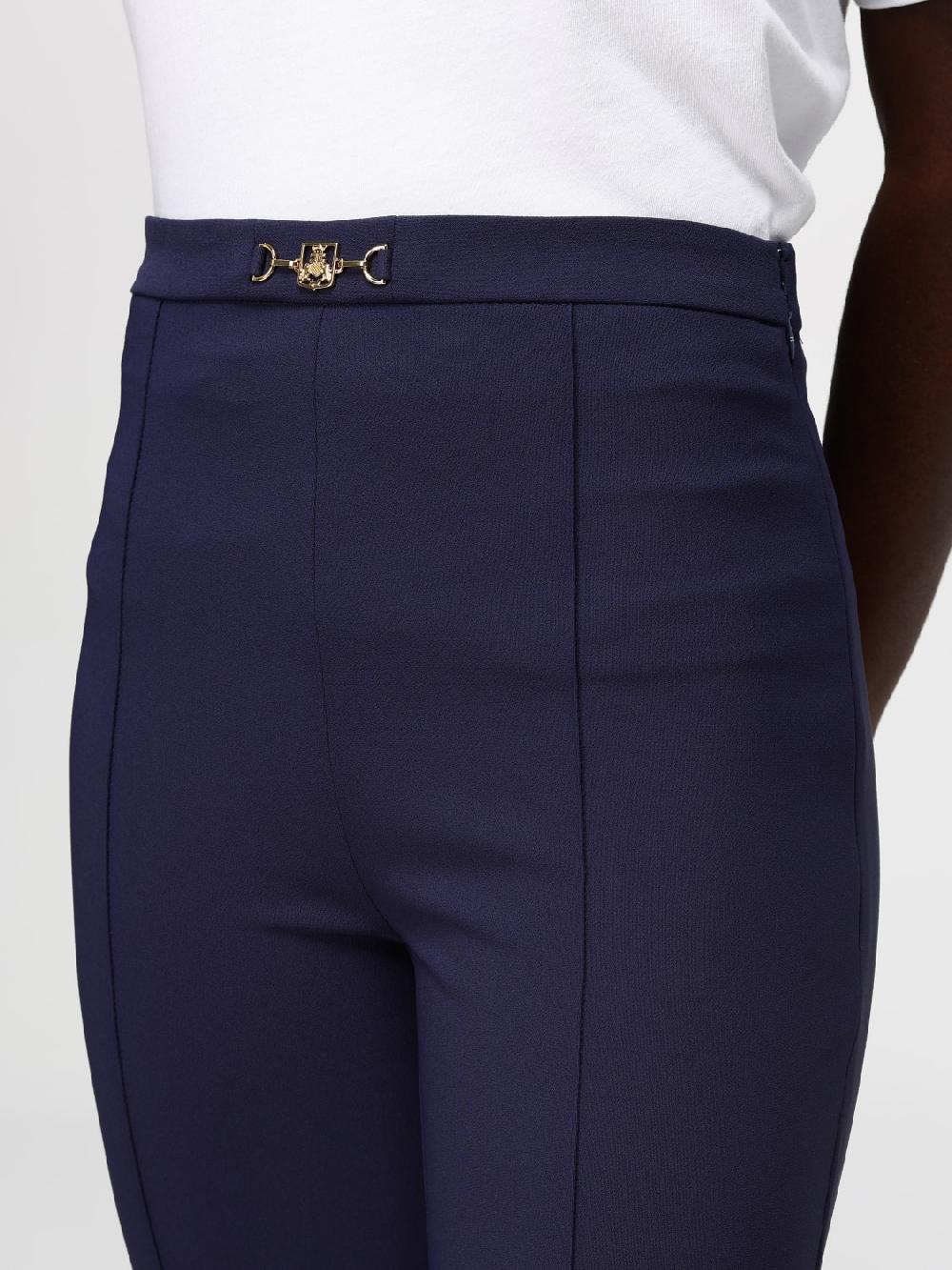 Giglio Pantalone Elisabetta Franchi In Viscosa