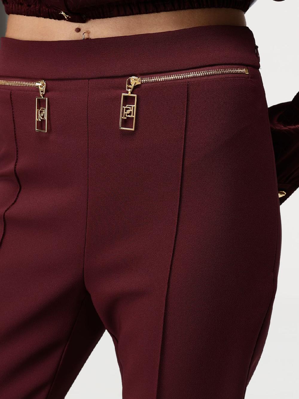Giglio Pantalone Elisabetta Franchi In Viscosa