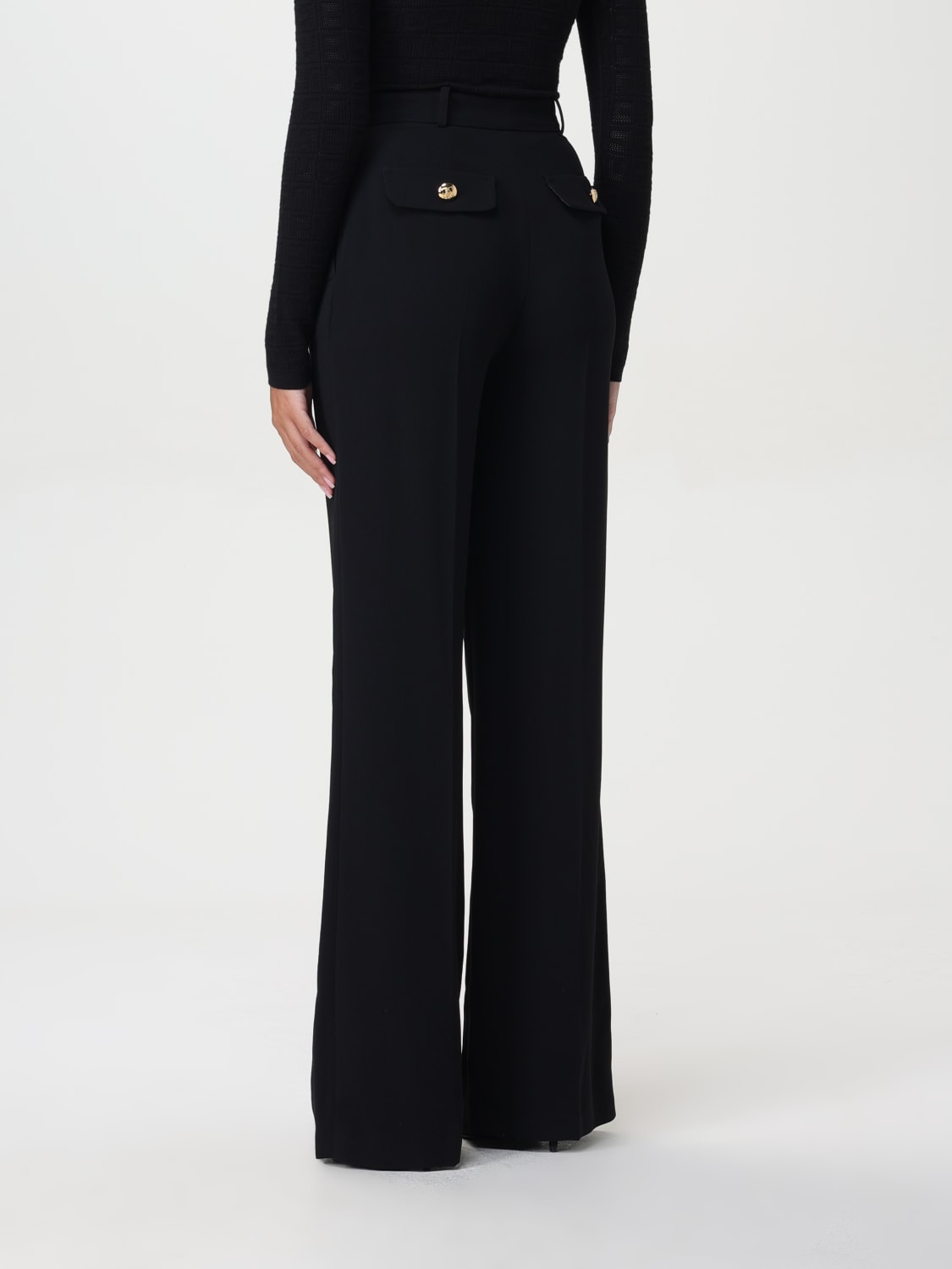 Giglio Pantalone Elisabetta Franchi In Viscosa