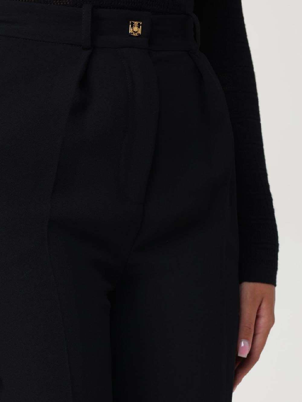 Giglio Pantalone Elisabetta Franchi In Viscosa
