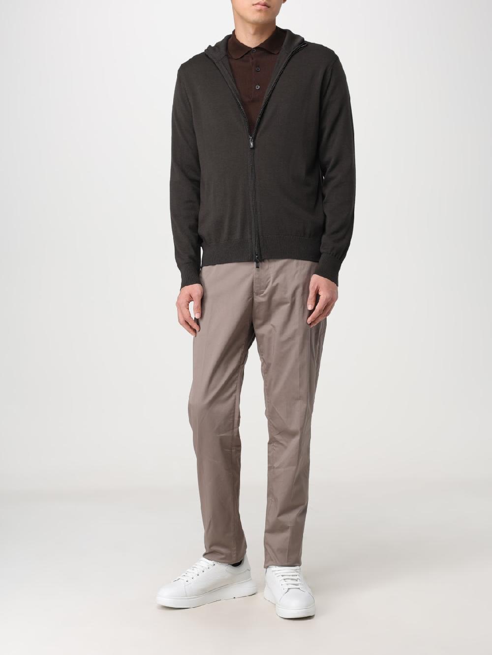 Giglio Pantalone Emporio Armani In Cotone Stretch