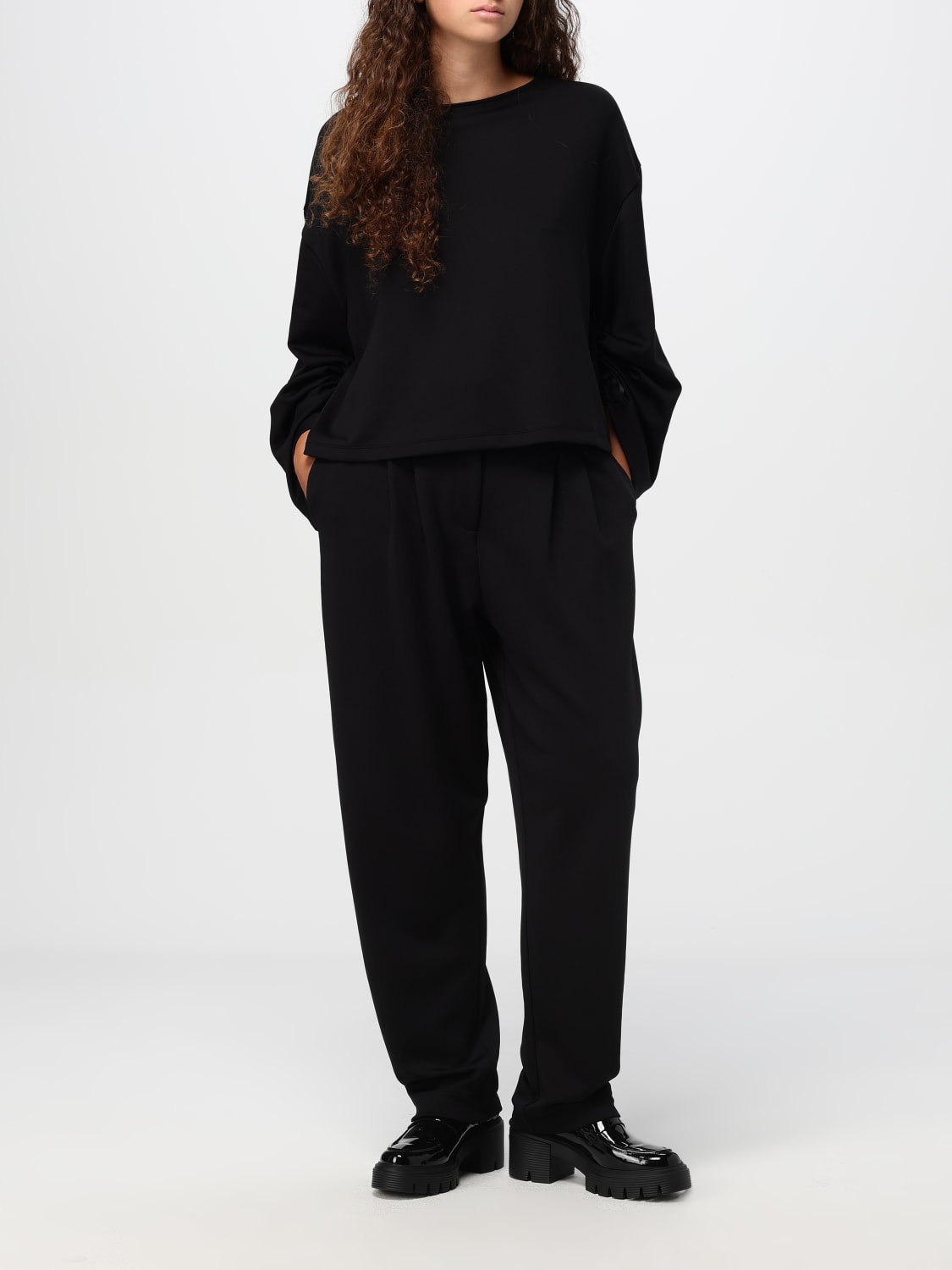 Giglio Pantalone Emporio Armani In Crêpe