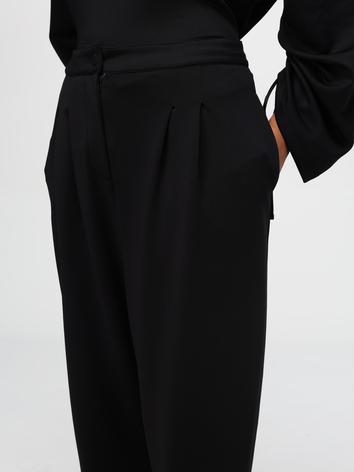 Giglio Pantalone Emporio Armani In Crêpe