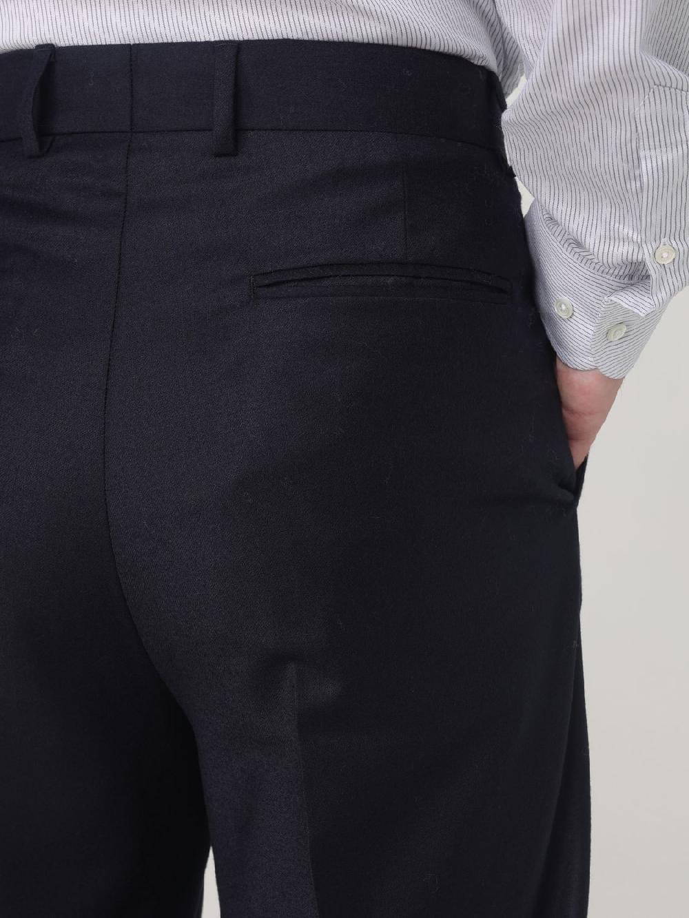 Giglio Pantalone Emporio Armani In Lana Vergine