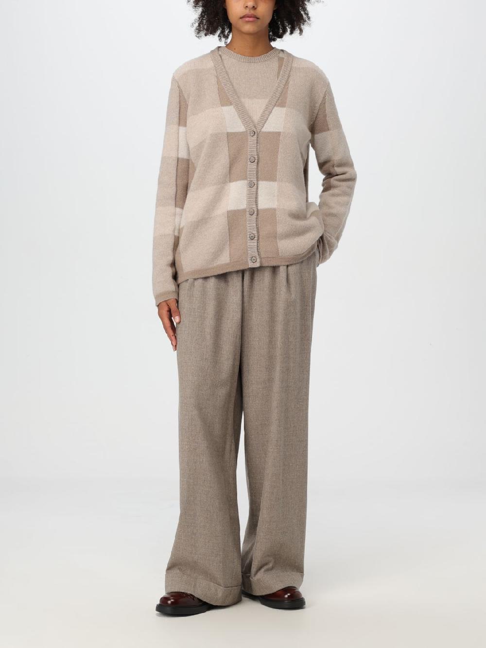 Giglio Pantalone Emporio Armani In Lana Vergine