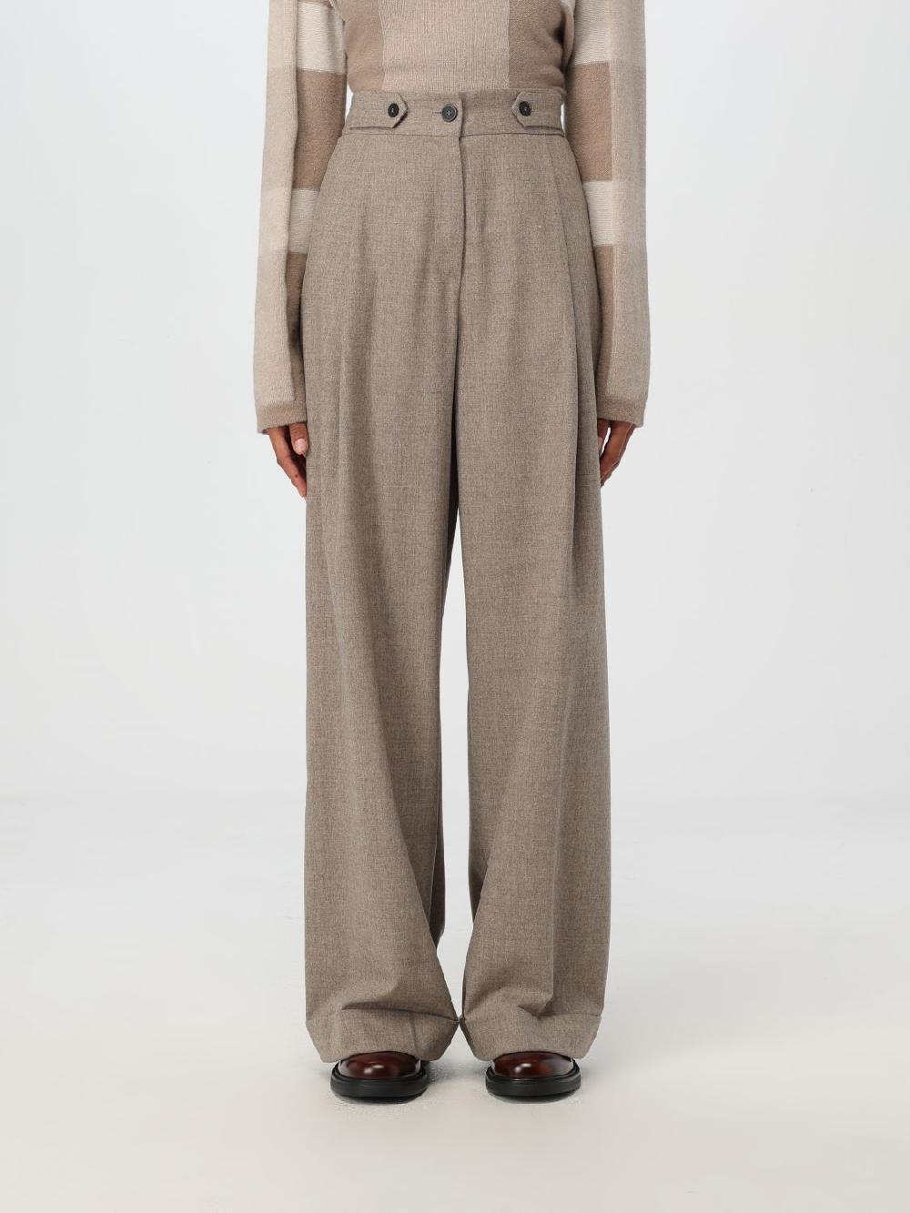 Giglio Pantalone Emporio Armani in lana vergine