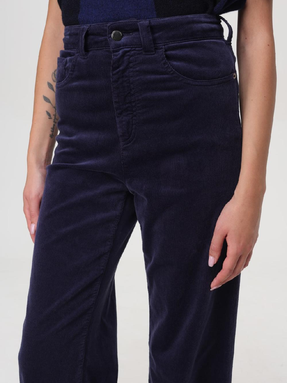 Giglio Pantalone Emporio Armani In Velluto