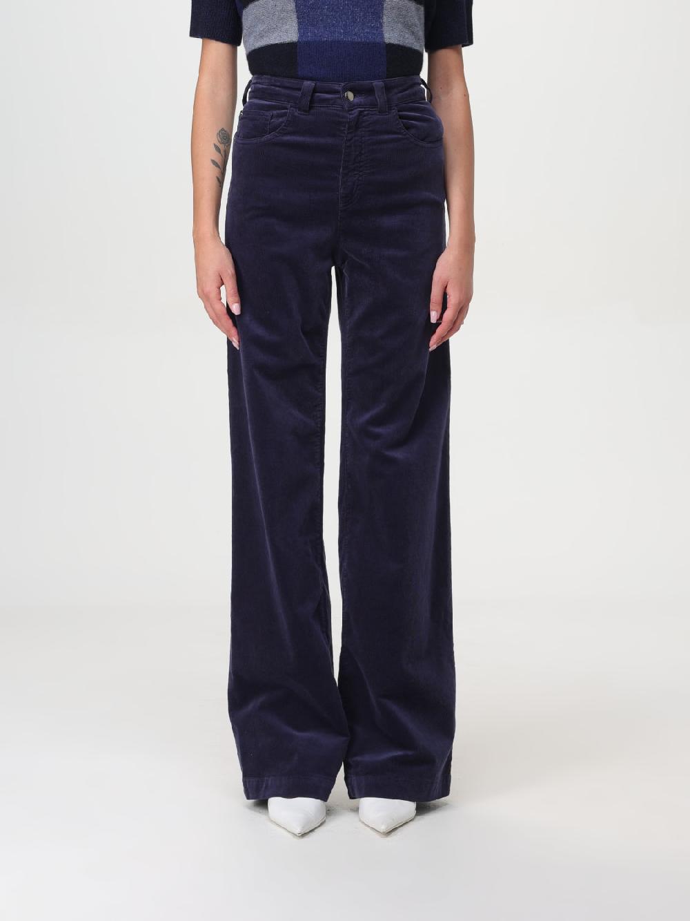 Giglio Pantalone Emporio Armani in velluto