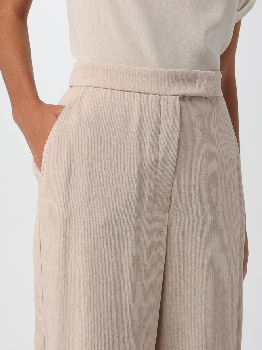 Giglio Pantalone Emporio Armani In Viscosa A Coste