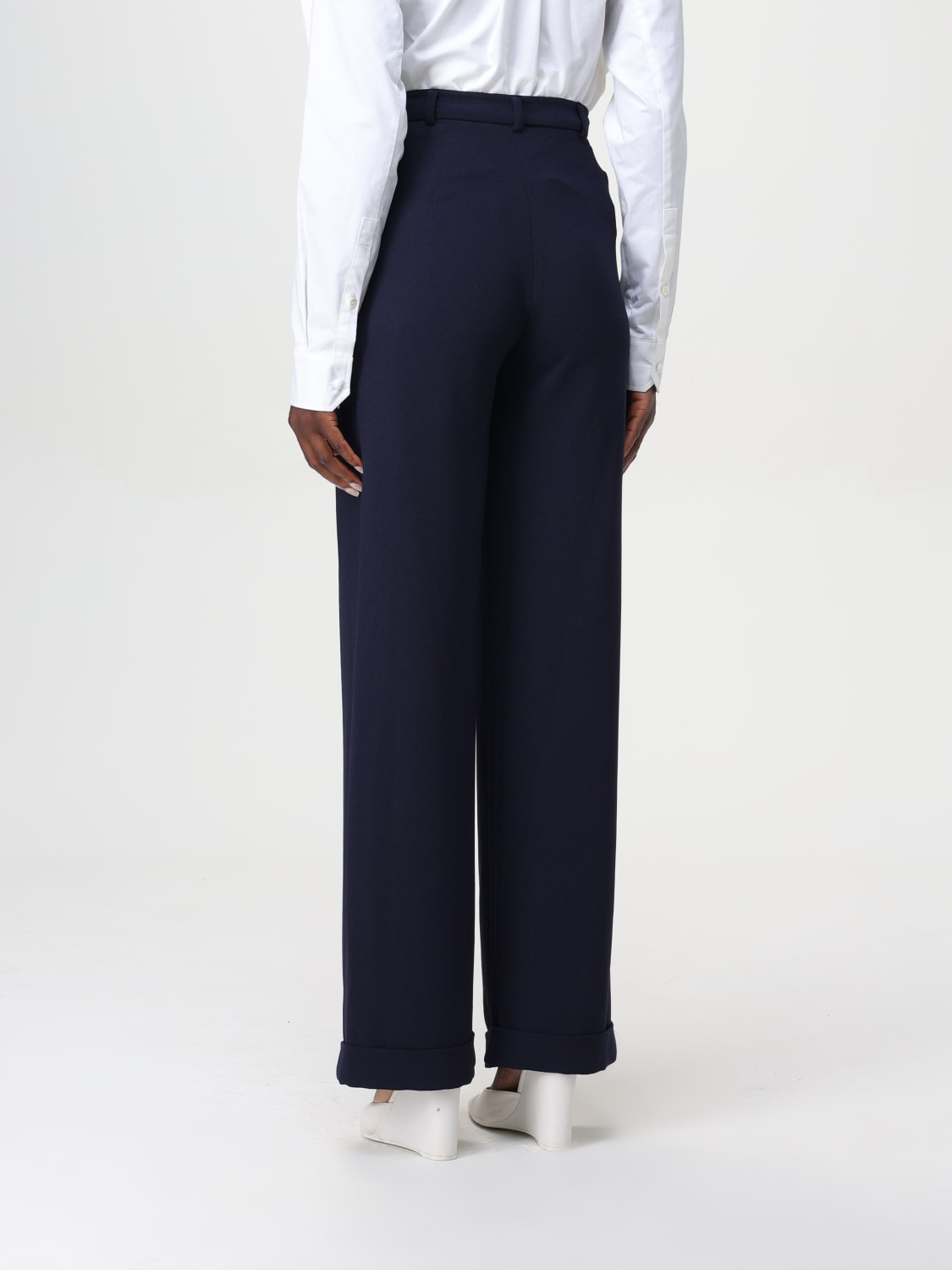 Giglio Pantalone Emporio Armani In Viscosa