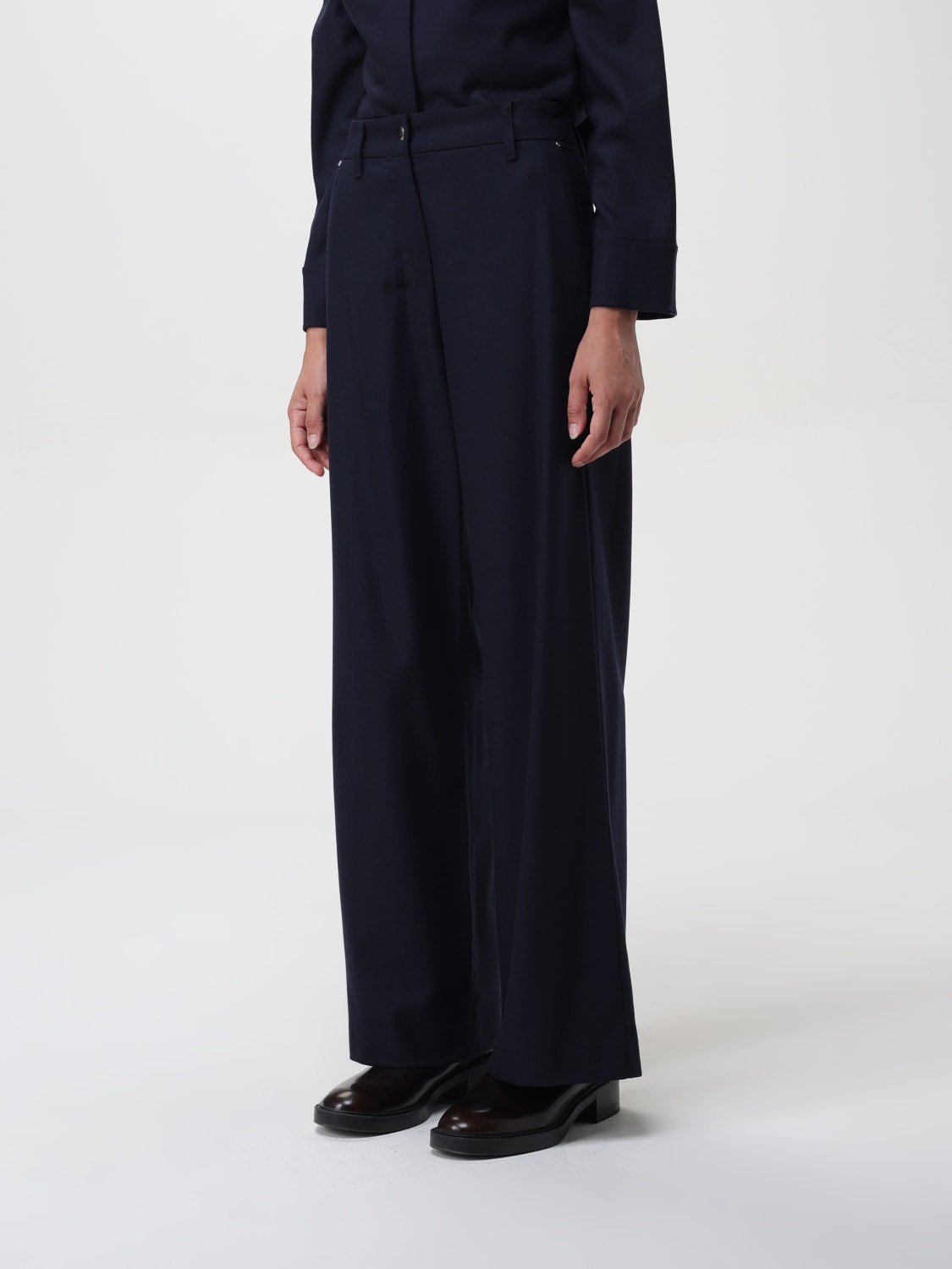 Giglio Pantalone Ermes 'S Max Mara In Lana Vergine