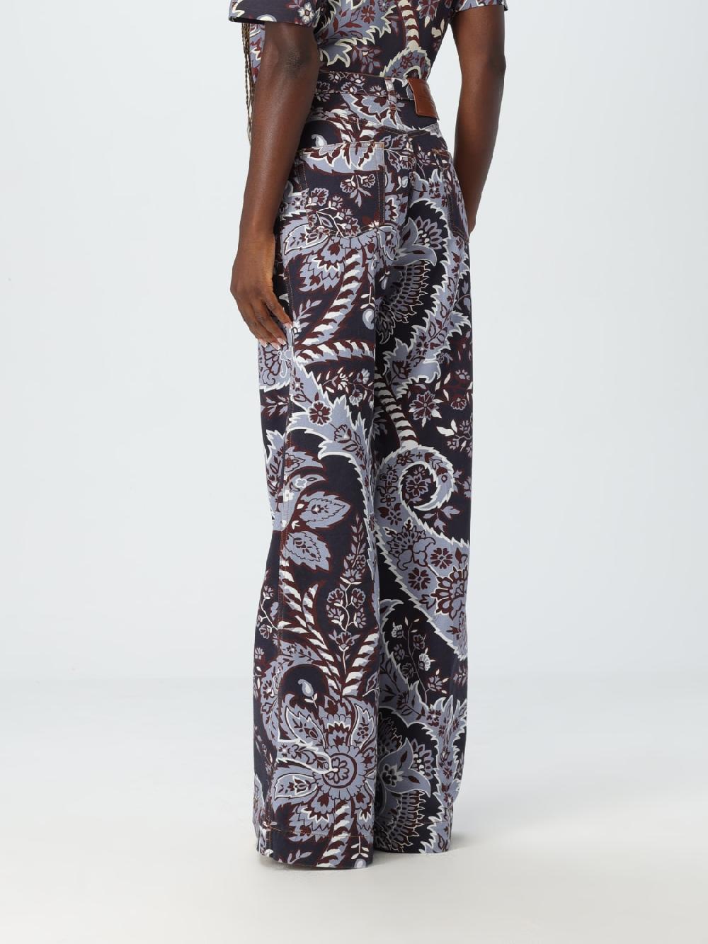 Giglio Pantalone Etro In Cotone Stampato