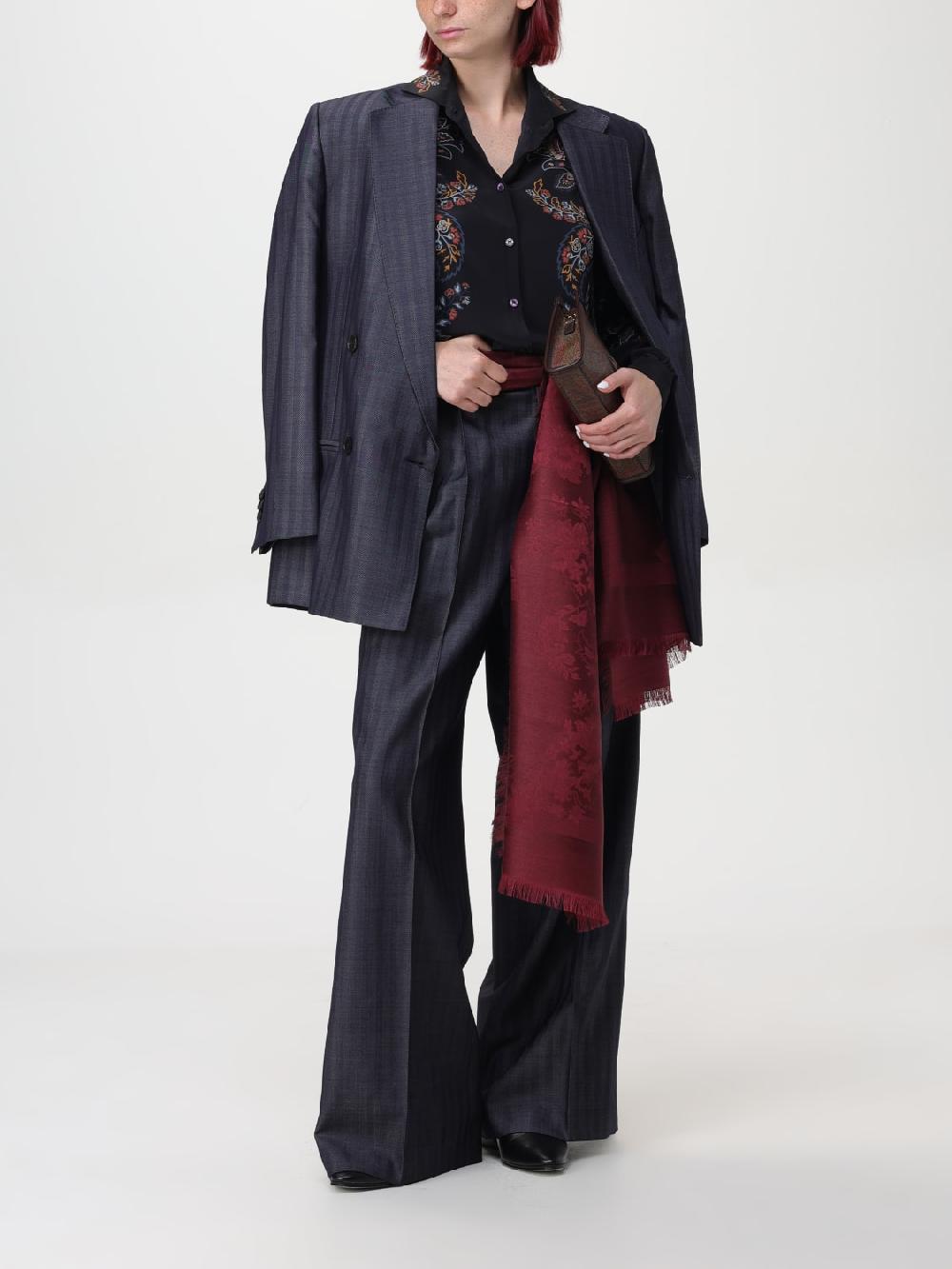 Giglio Pantalone Etro In Lana