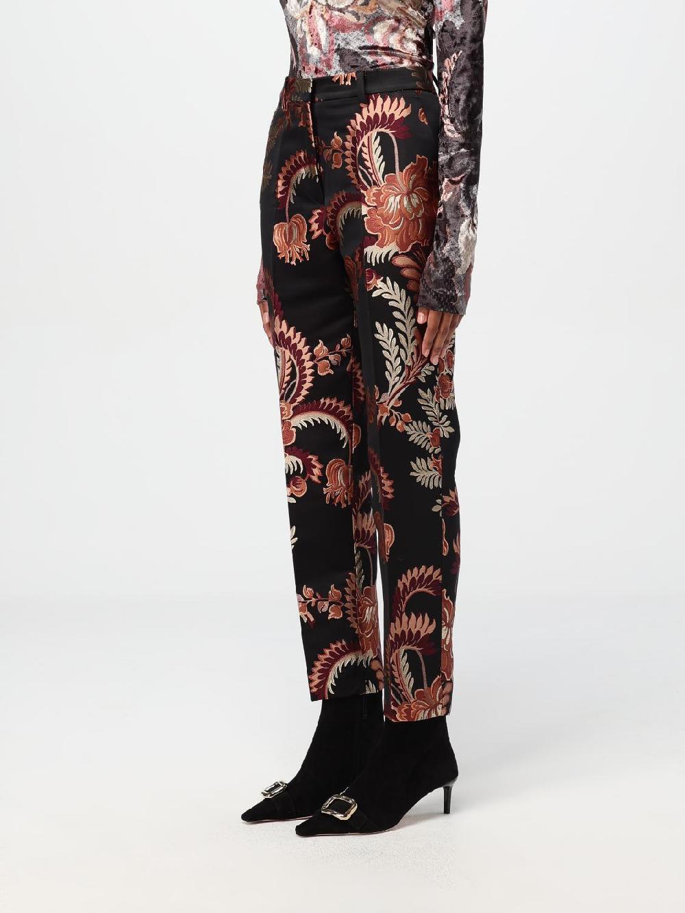 Giglio Pantalone Etro In Misto Cotone Stampato
