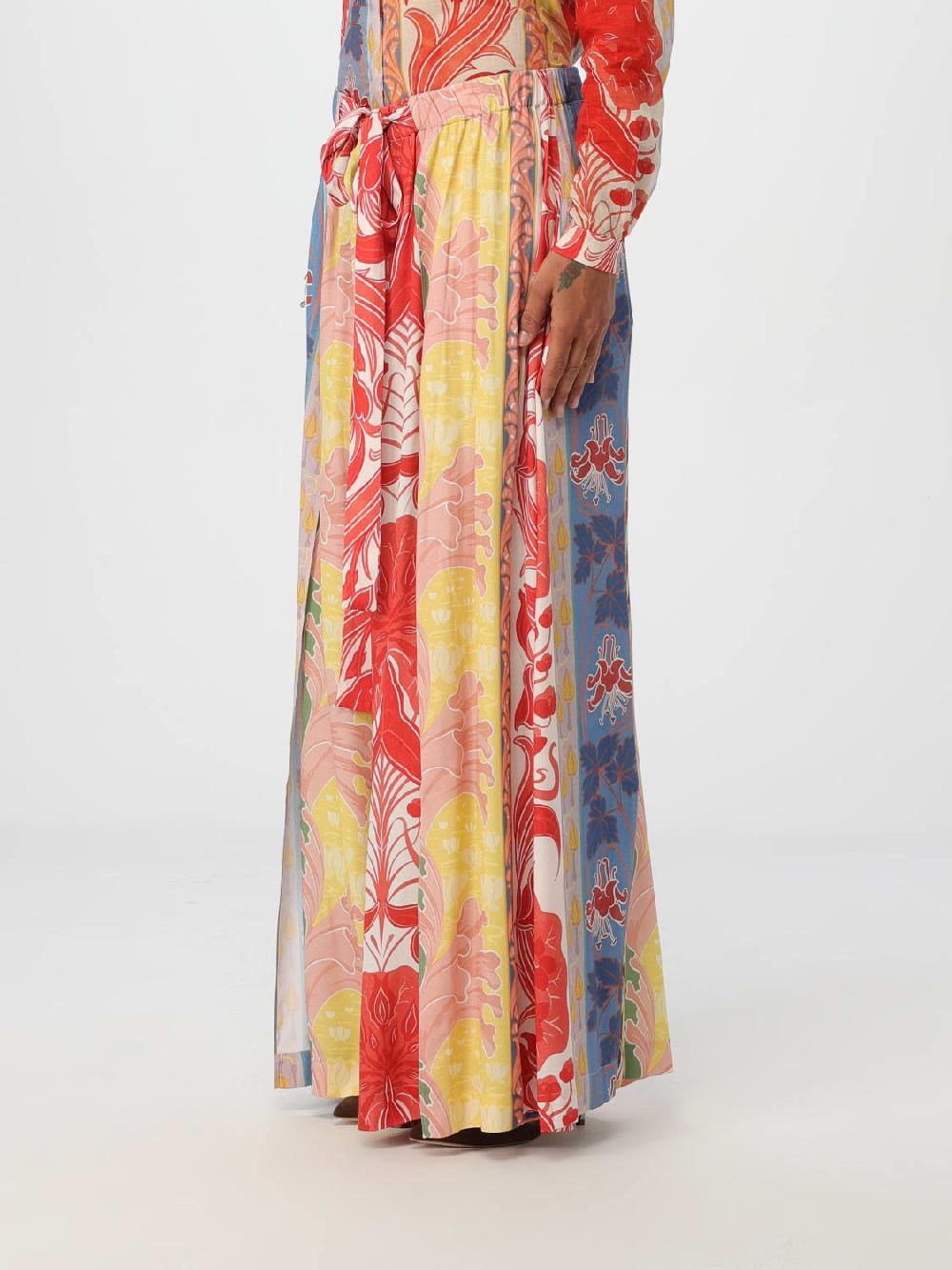 Giglio Pantalone Etro In Viscosa Stampato