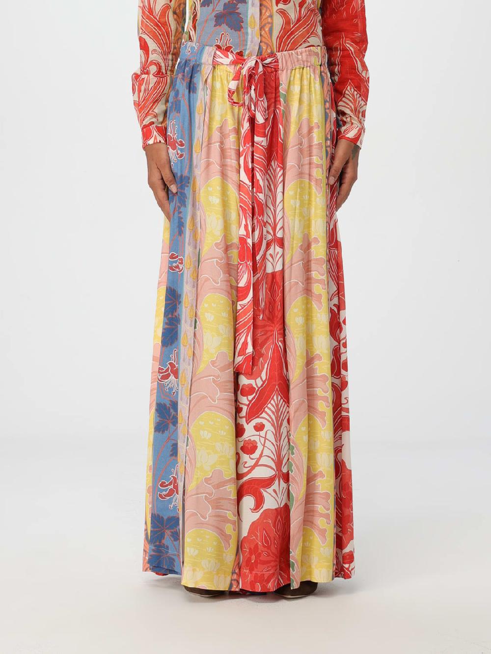 Giglio Pantalone Etro in viscosa stampato