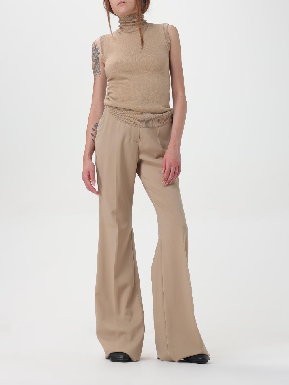 Giglio Pantalone Flare In Lana Stretch Sportmax