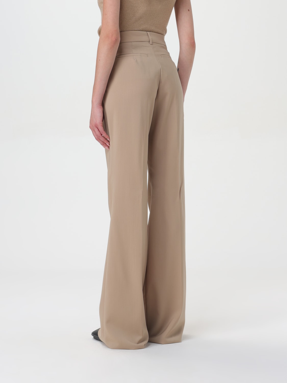 Giglio Pantalone Flare In Lana Stretch Sportmax