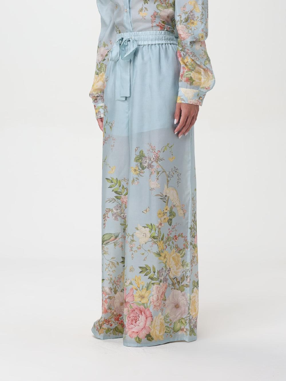 Giglio Pantalone Floreale Zimmermann Di Seta