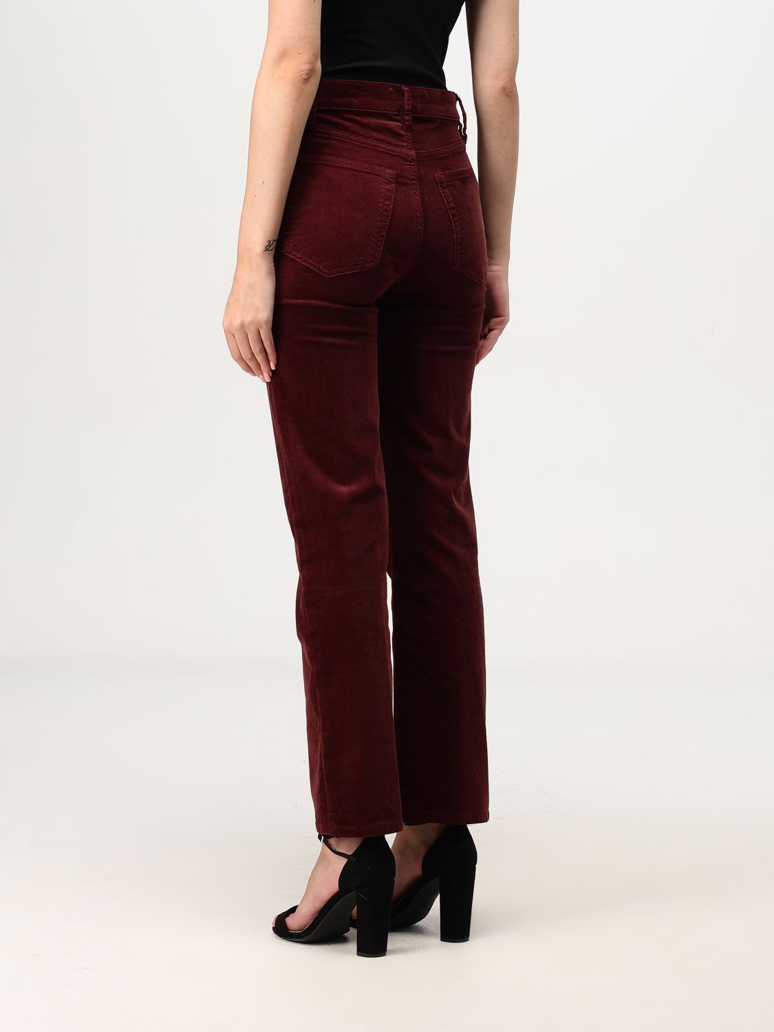 Giglio Pantalone Frame In Velluto A Costine