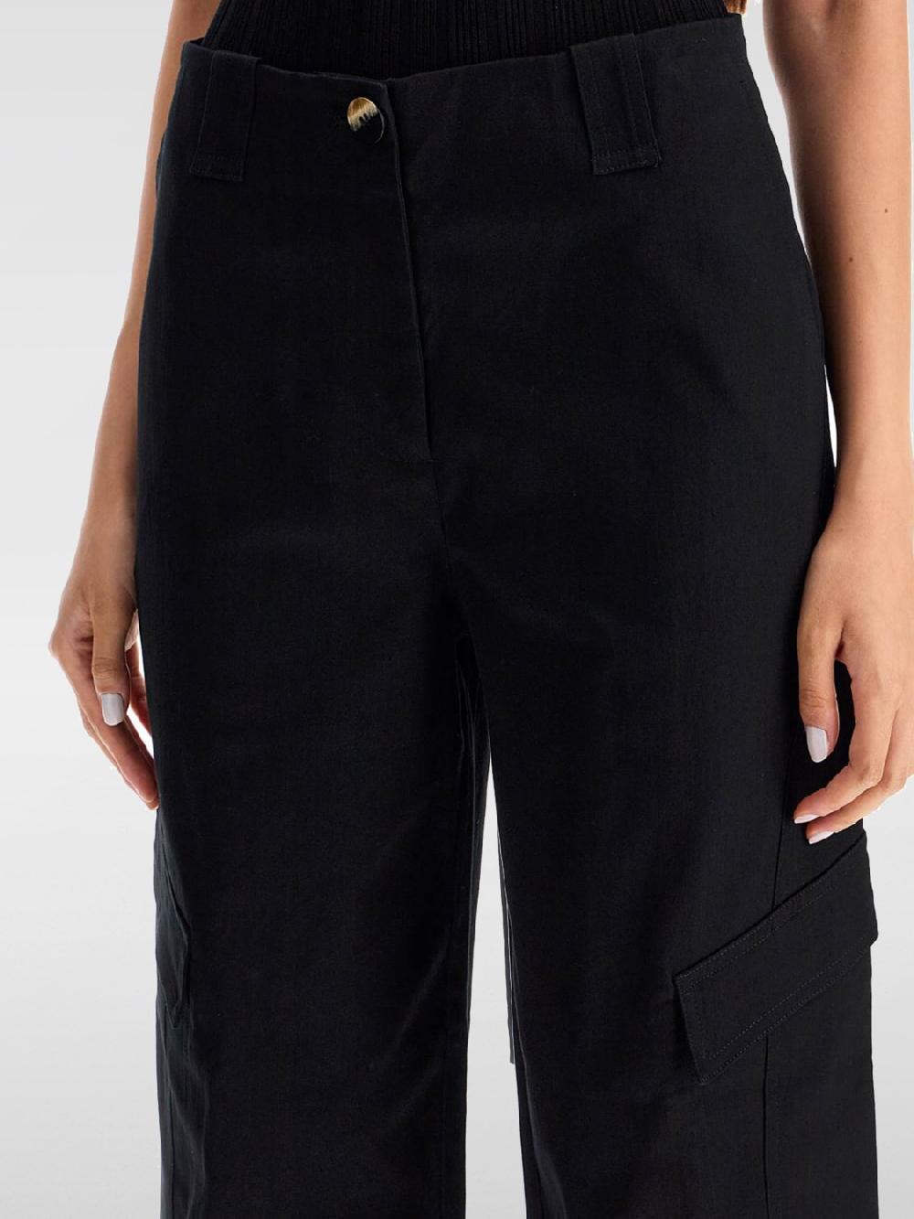 Giglio Pantalone Ganni In Cotone Stretch