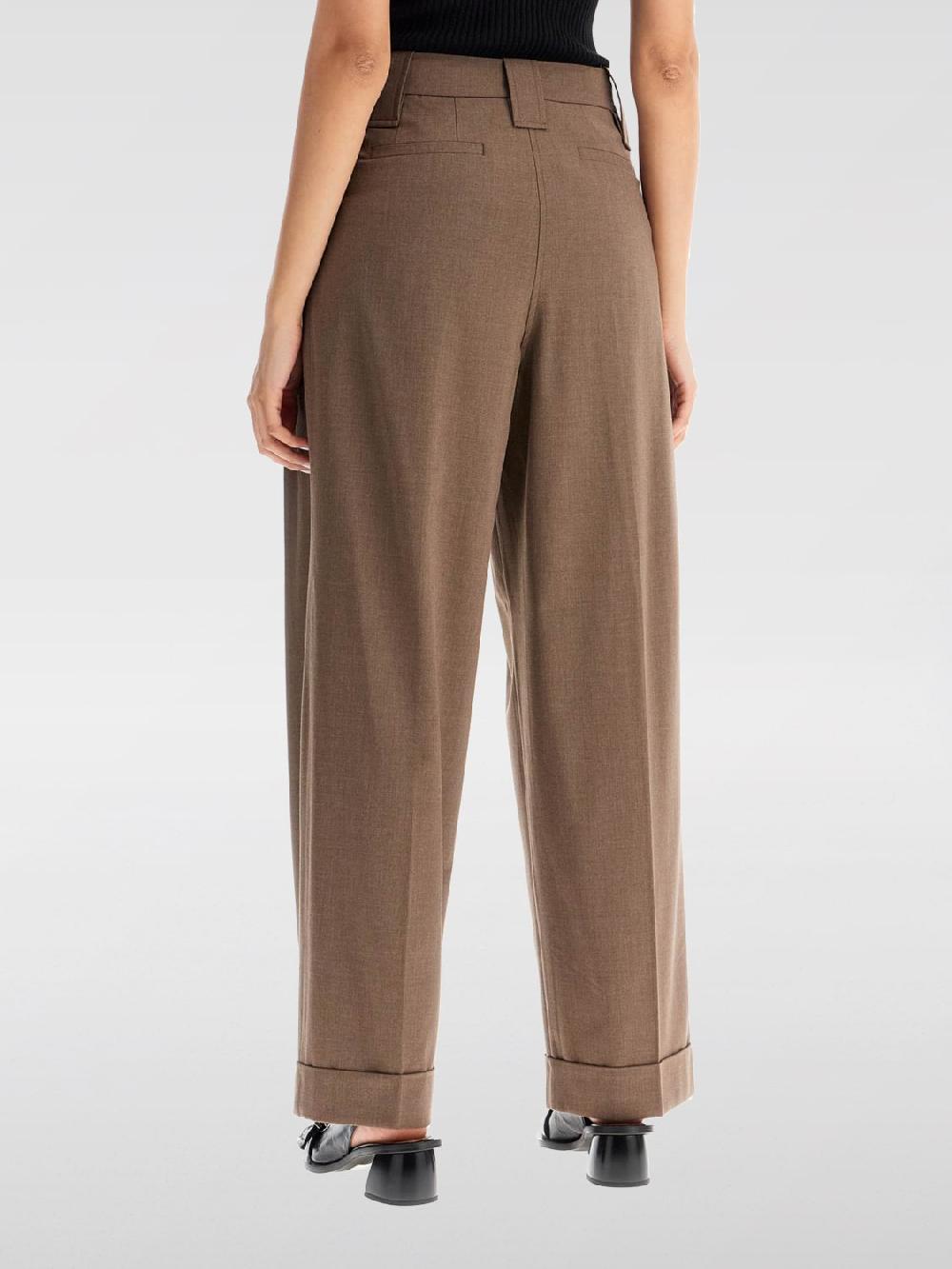 Giglio Pantalone Ganni In Misto Viscosa