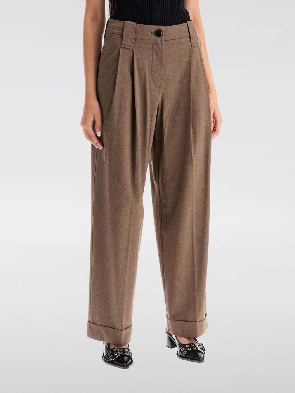 Giglio Pantalone Ganni in misto viscosa