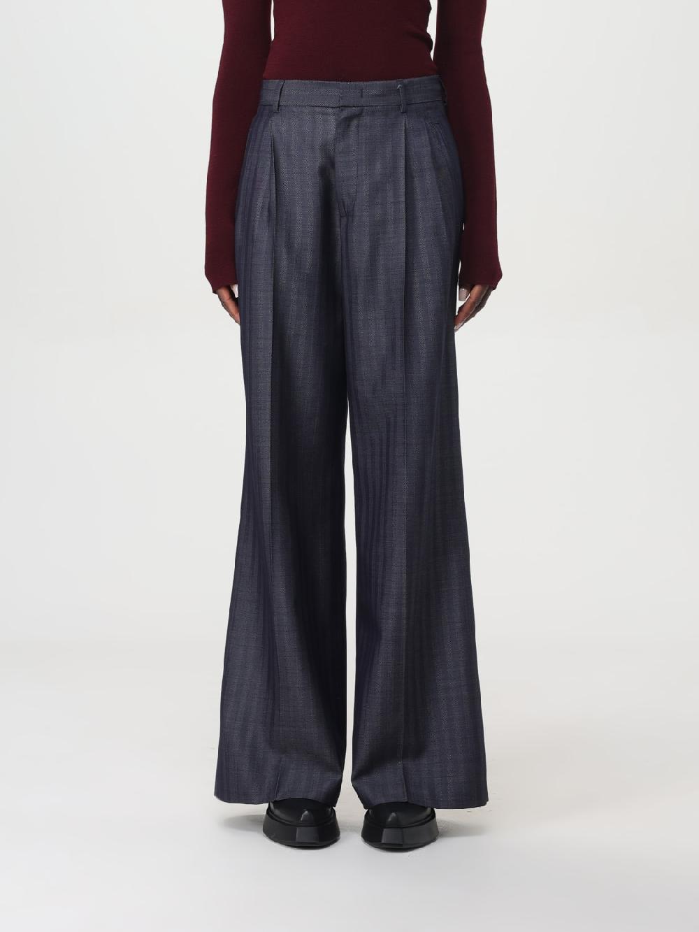 Giglio Pantalone gessato Etro in misto lana