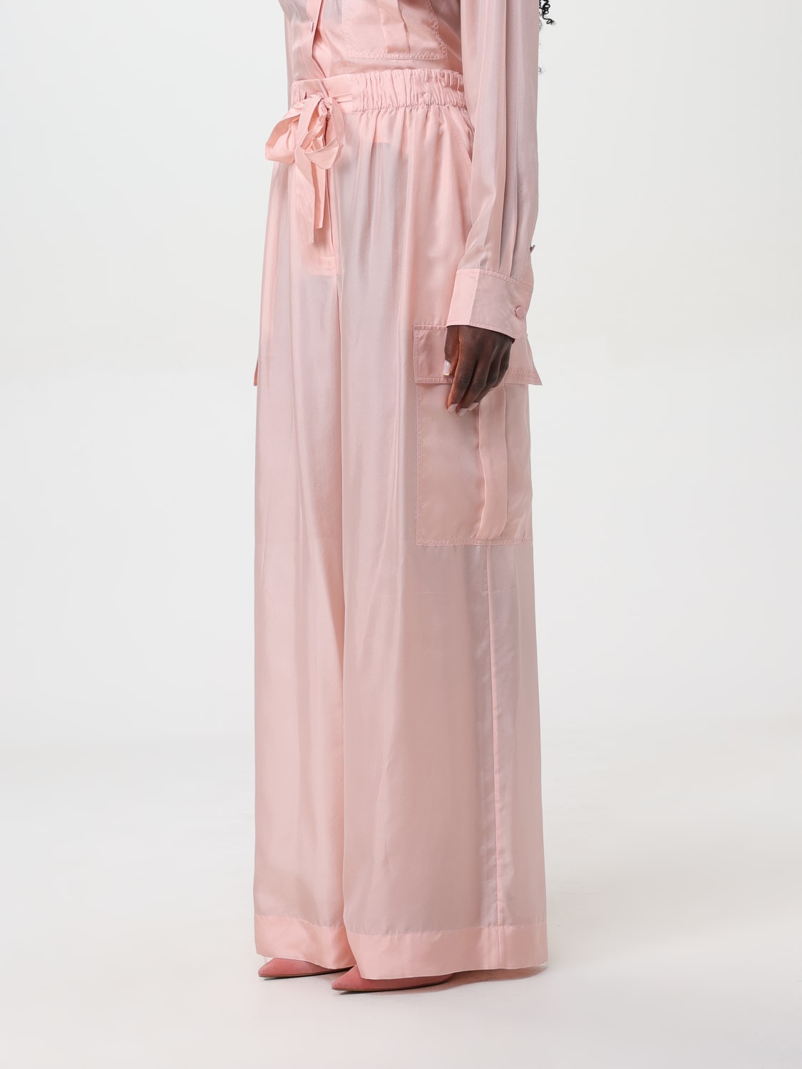 Giglio Pantalone Halliday Zimmermann In Seta