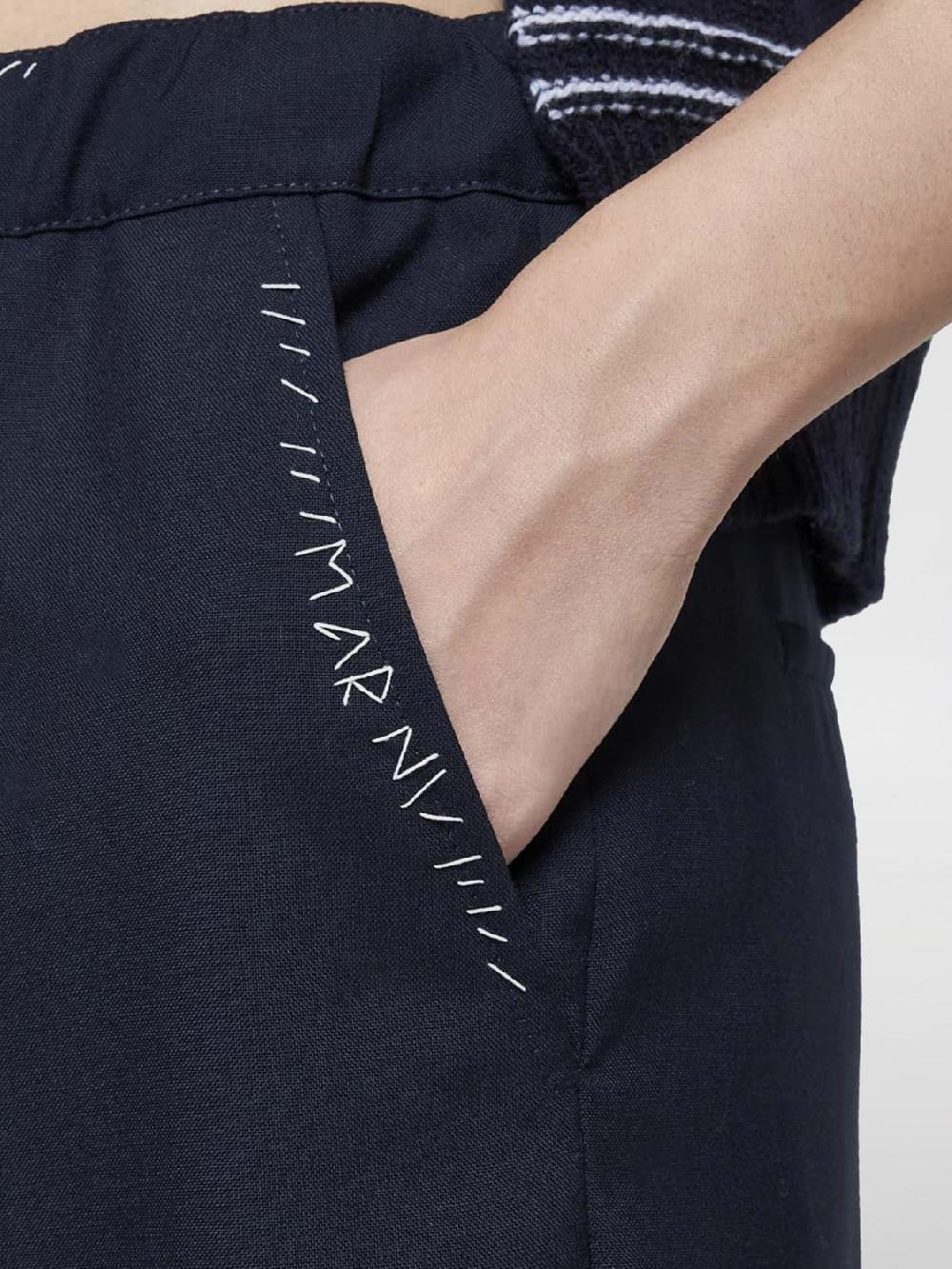 Giglio Pantalone In Lana Marni