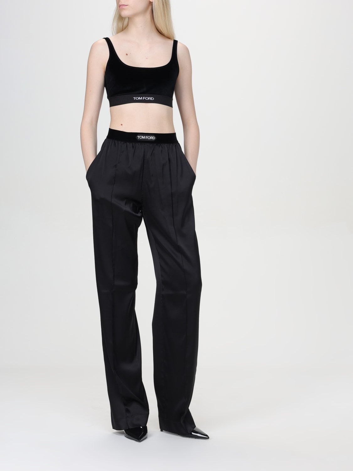 Giglio Pantalone In Misto Seta Tom Ford