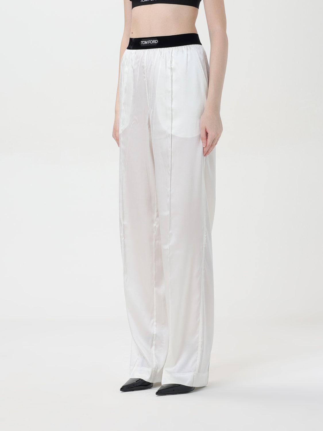 Giglio Pantalone In Misto Seta Tom Ford